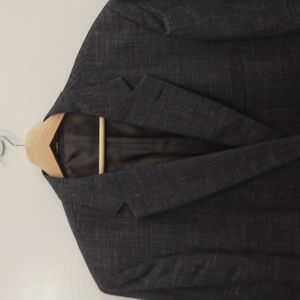 Tom James Mottled Gray Wool/Linen Sport Jacket 46R